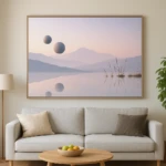 Floating Spheres at Dusk Floating Spheres at Dusk