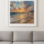 Solitude at the Sunset Shore – Fine Art Print
